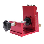 3 in 1 Portable Screw Jig Set Adjustable Precise Drilling Aluminum Alloy Woodwork Guides Joint Angle Tool