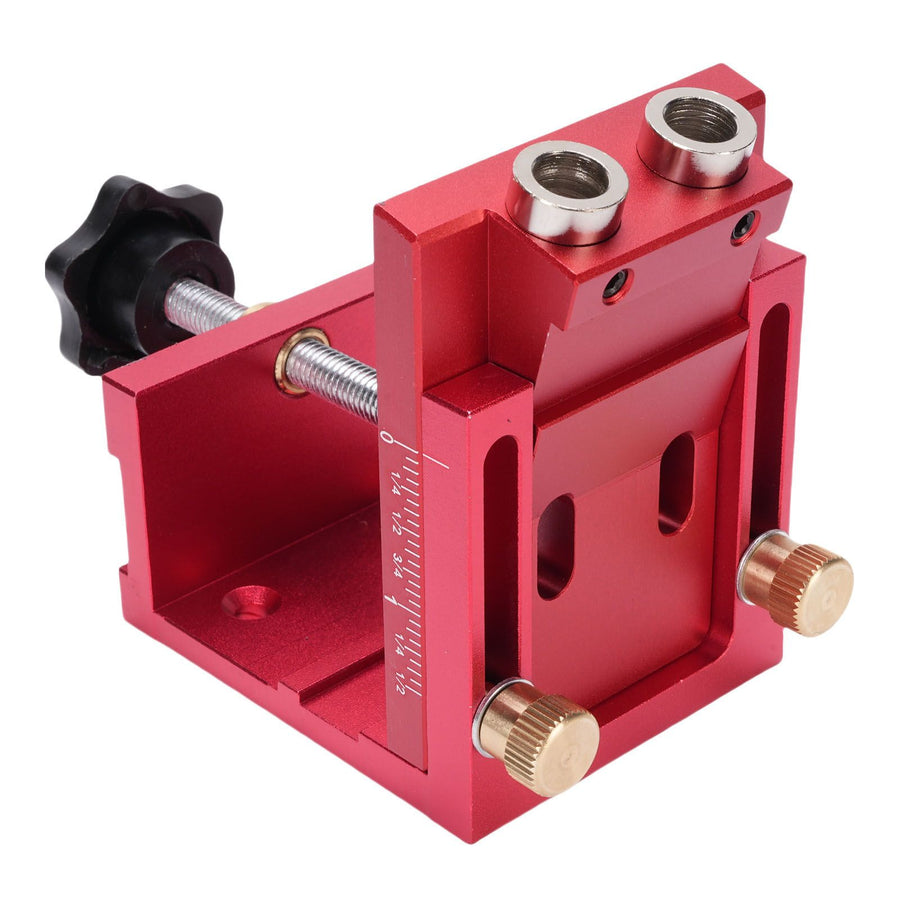 3 in 1 Portable Screw Jig Set Adjustable Precise Drilling Aluminum Alloy Woodwork Guides Joint Angle Tool