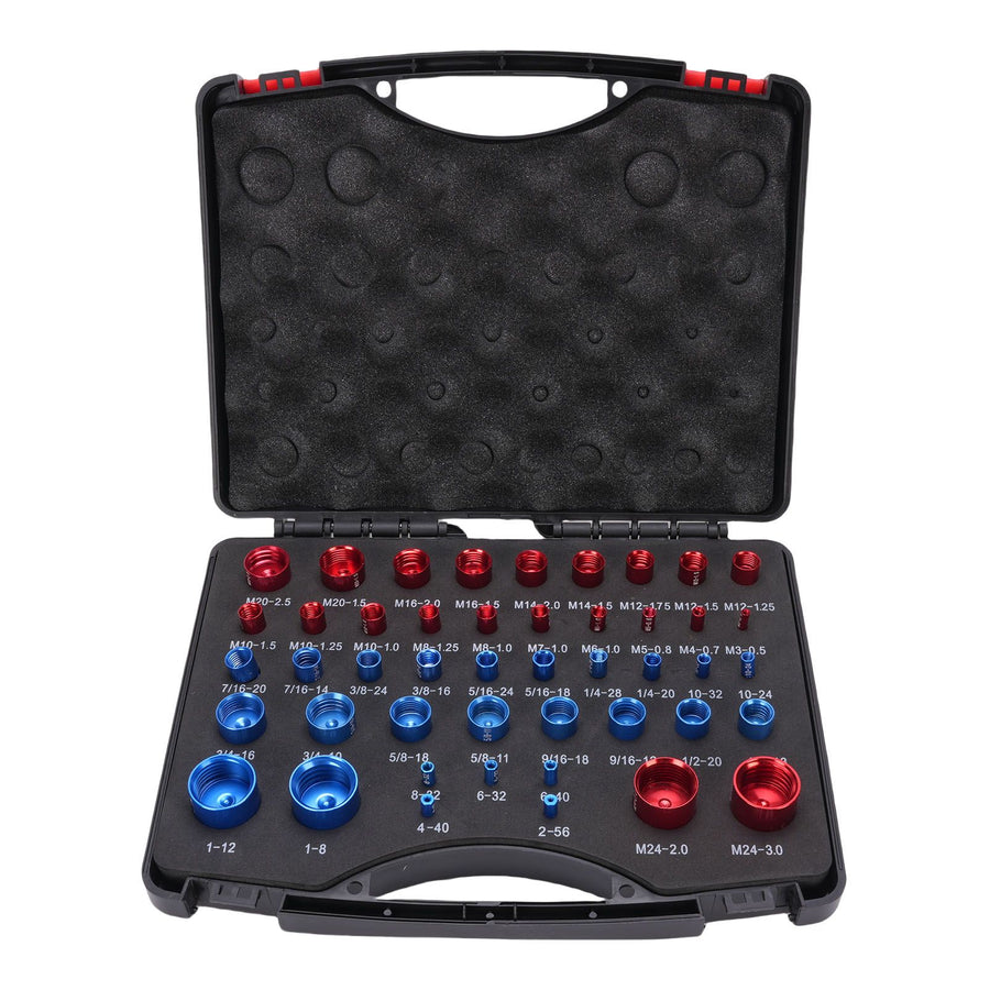 Thread Checker Nut Thread Gauge Kit Imperial Metric Design For Mechanical Work Home Projects