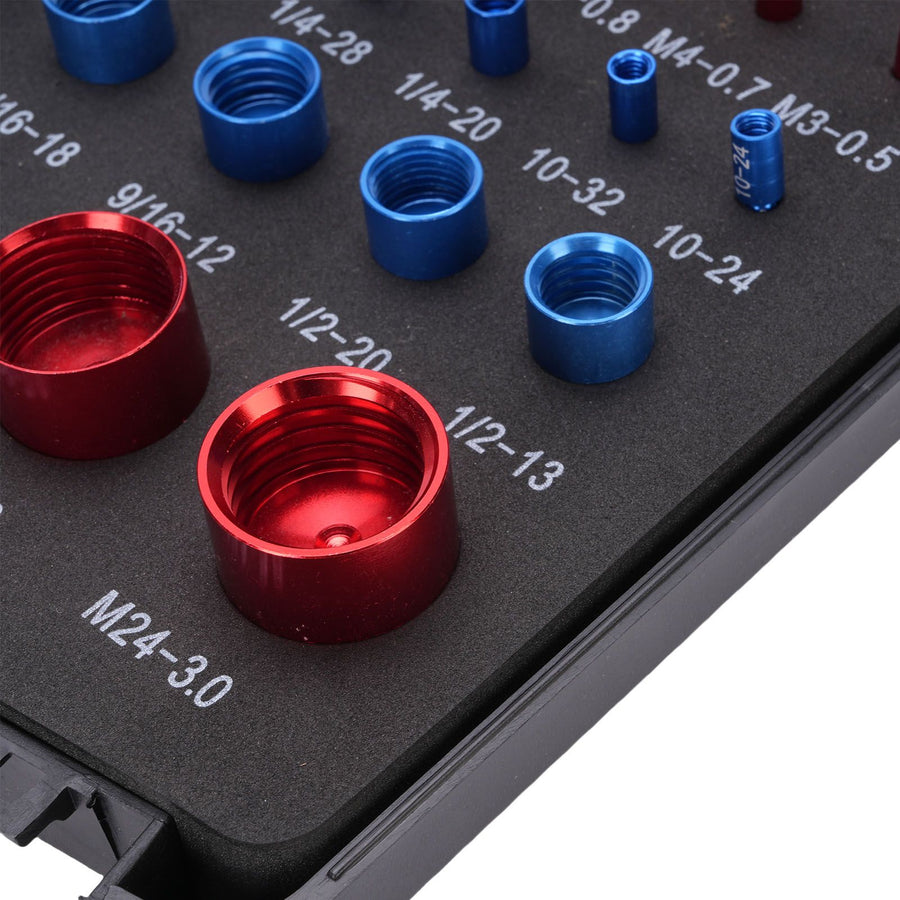Thread Checker Nut Thread Gauge Kit Imperial Metric Design For Mechanical Work Home Projects