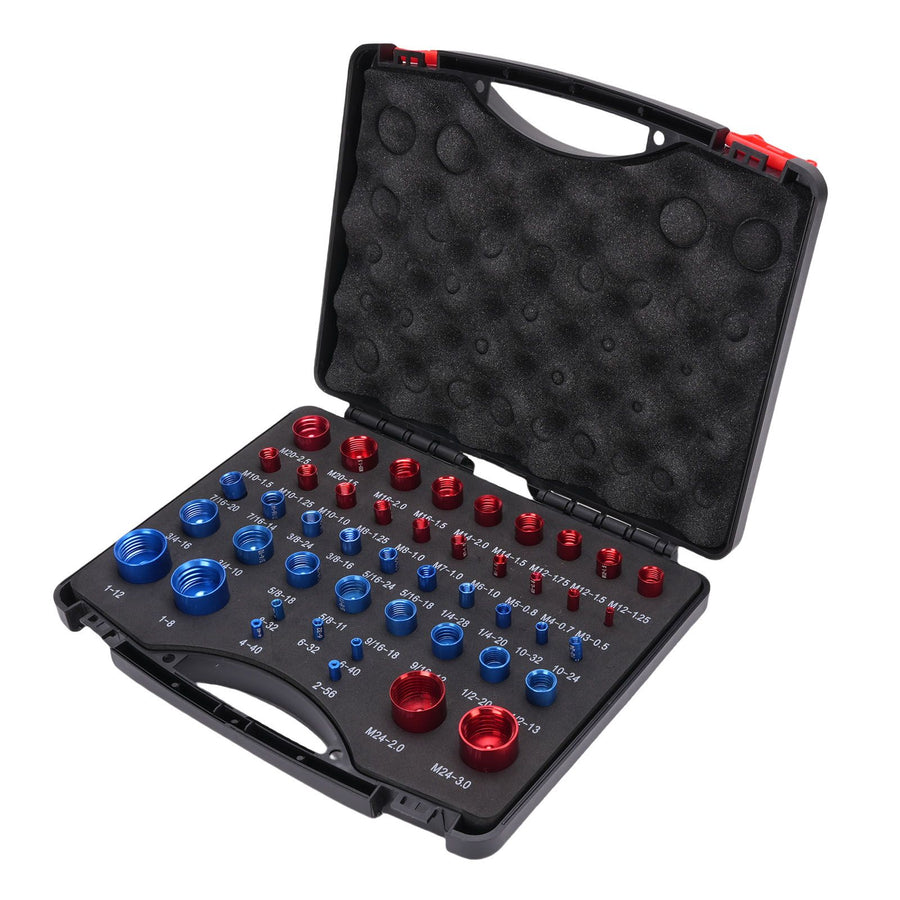 Thread Checker Nut Thread Gauge Kit Imperial Metric Design For Mechanical Work Home Projects