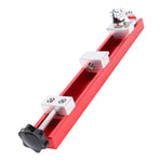 Level Wall Mount Bracket Aluminum Alloy Adjustable Height Level Lifting Support Stand for Construction Red Short