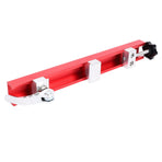 Level Wall Mount Bracket Aluminum Alloy Adjustable Height Level Lifting Support Stand for Construction Red Short