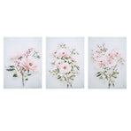 3Pcs 30x40cm Hand Painted Rose Flower Wall Painting Decorative Picture Living Room Study Decor
