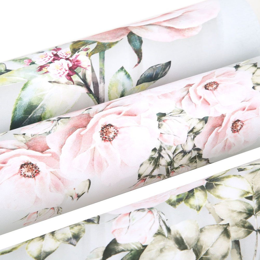 3Pcs 30x40cm Hand Painted Rose Flower Wall Painting Decorative Picture Living Room Study Decor