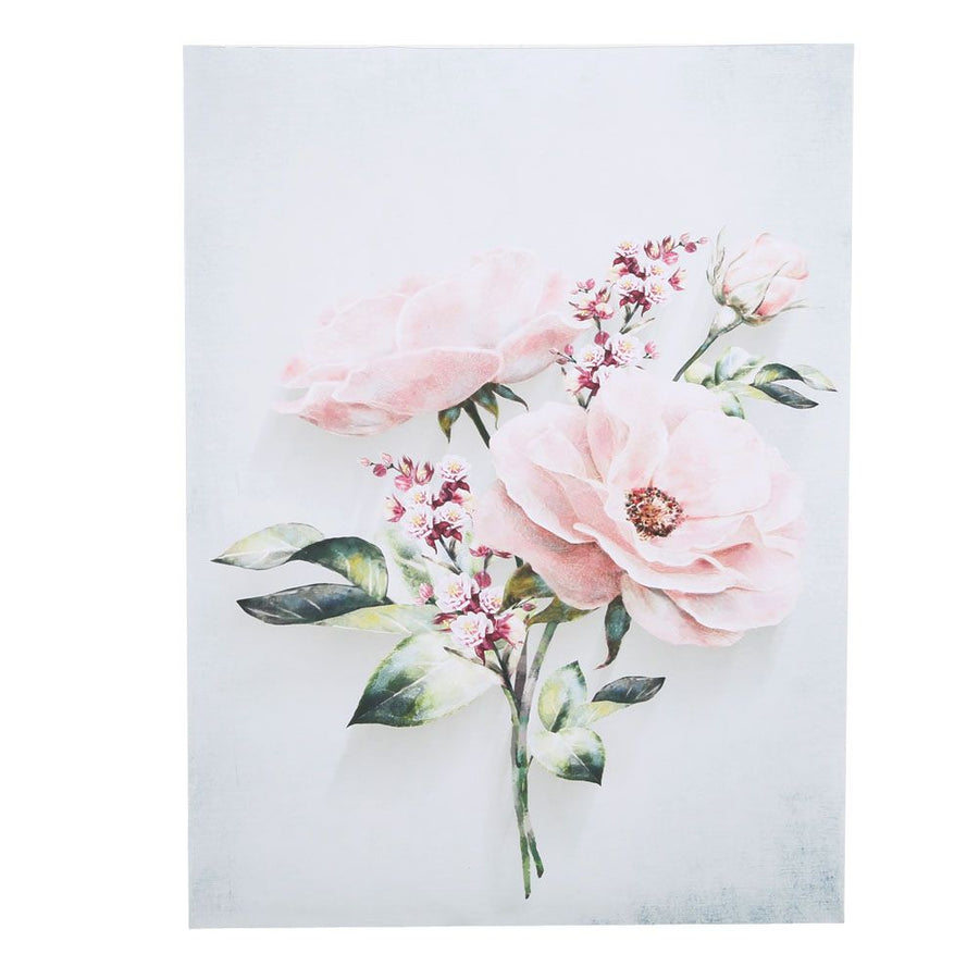 3Pcs 30x40cm Hand Painted Rose Flower Wall Painting Decorative Picture Living Room Study Decor