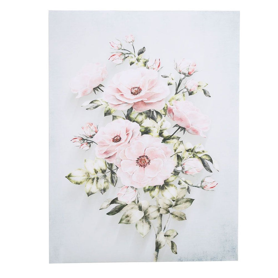 3Pcs 30x40cm Hand Painted Rose Flower Wall Painting Decorative Picture Living Room Study Decor