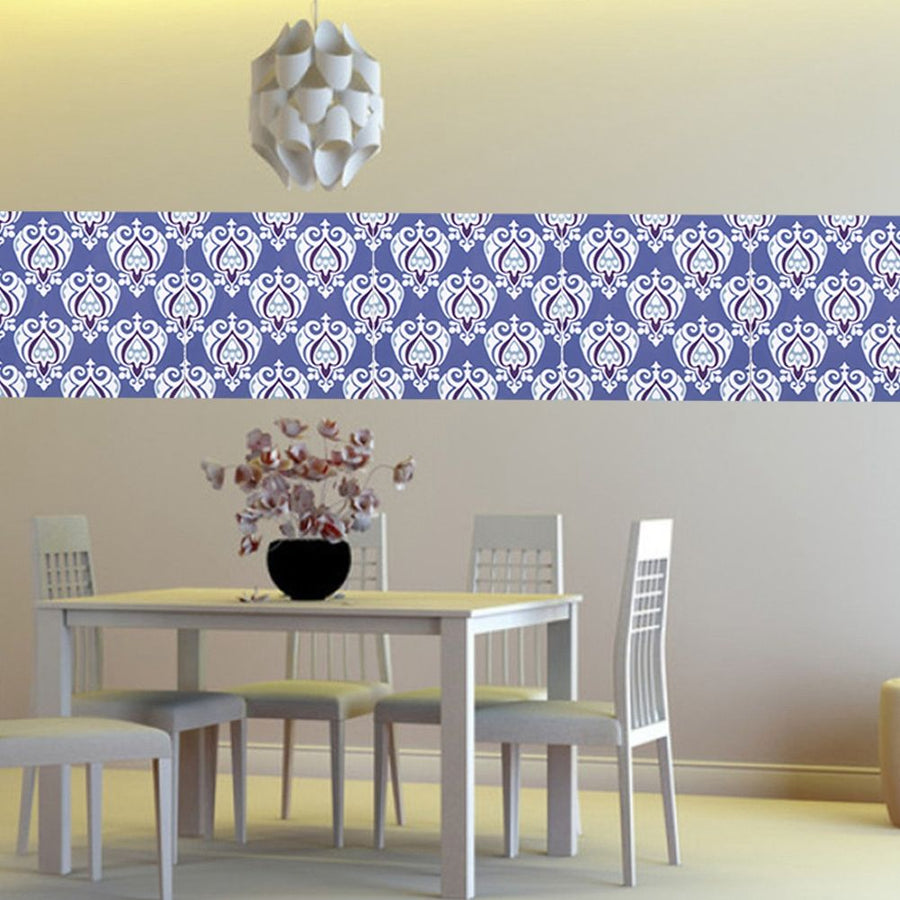 10Pcs Set 15x15cm Retro Style Tile Sticker Kitchen Floor Bathroom Anti Skid Waterproof Sticker