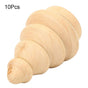10Pcs Unfinished Wooden Tree for Children DIY Art Craft Painting Home Decor