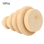 10Pcs Unfinished Wooden Tree for Children DIY Art Craft Painting Home Decor