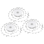 3 Roll Artificial Leaves Vine DIY Kindergarten Craft Wedding Decoration AccessorySilver