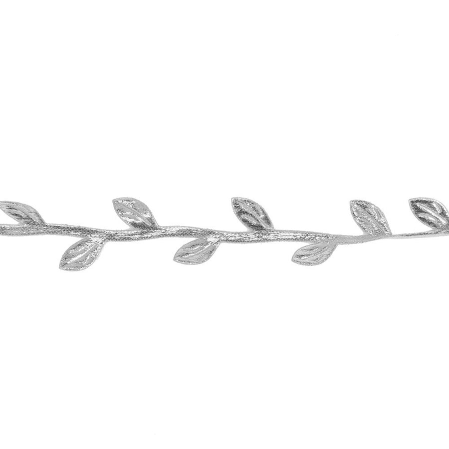 3 Roll Artificial Leaves Vine DIY Kindergarten Craft Wedding Decoration AccessorySilver