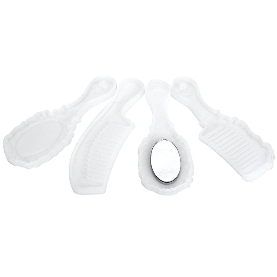 Silicone Comb Mirror Mold for DIY Mirror Hair Comb Craft Making Reusable Molds