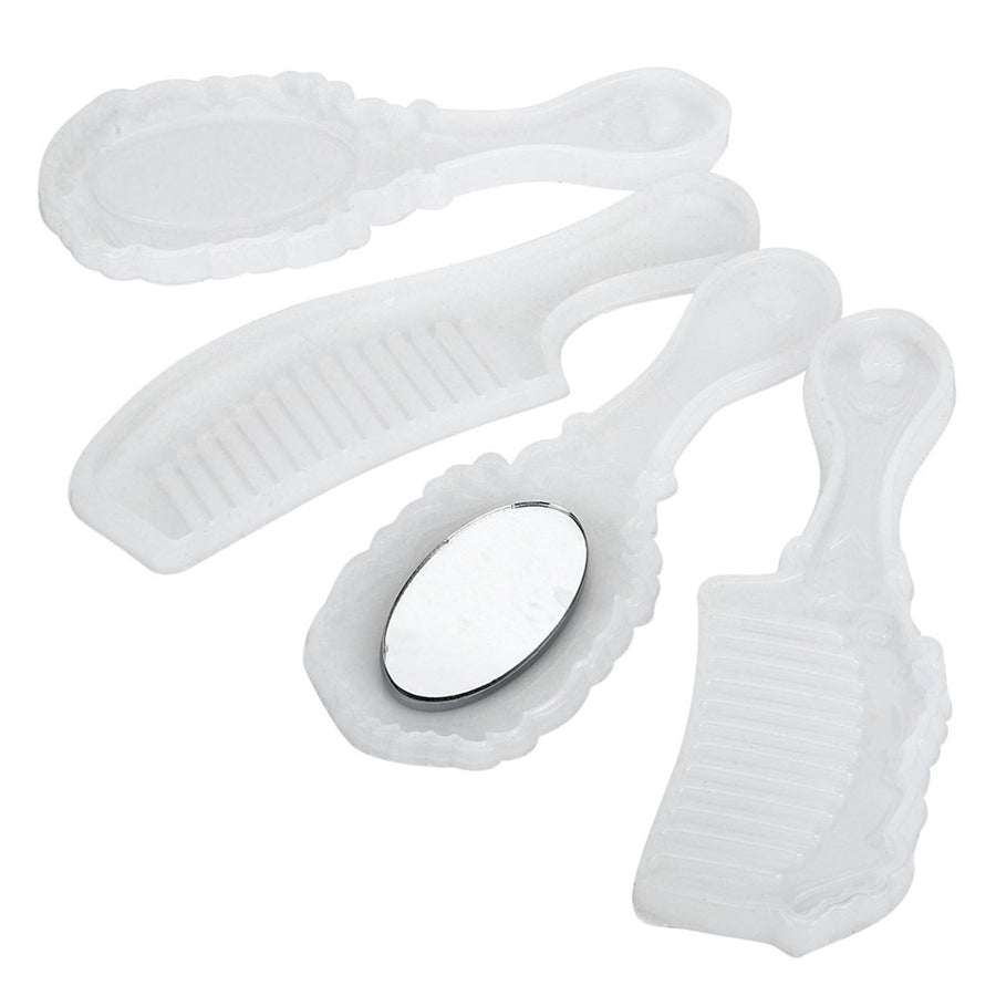 Silicone Comb Mirror Mold for DIY Mirror Hair Comb Craft Making Reusable Molds
