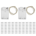 Photo Clip String Lights Christmas Decorative String Lights with 80 Clips for Wedding
