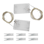 Photo Clip String Lights Christmas Decorative String Lights with 80 Clips for Wedding