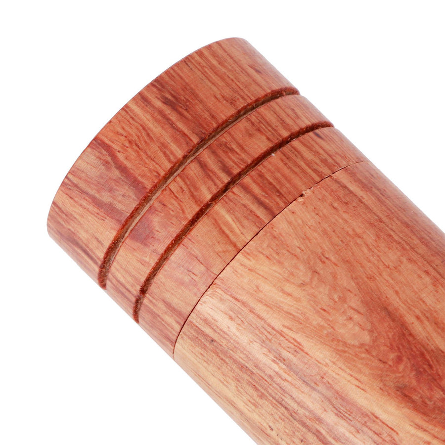 10Pcs Wooden Essential Oil Cylinder Box Storage Bottle Container Travelling Carrier Case2.9cm Outer Diameter