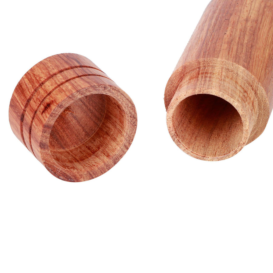 10Pcs Wooden Essential Oil Cylinder Box Storage Bottle Container Travelling Carrier Case2.9cm Outer Diameter