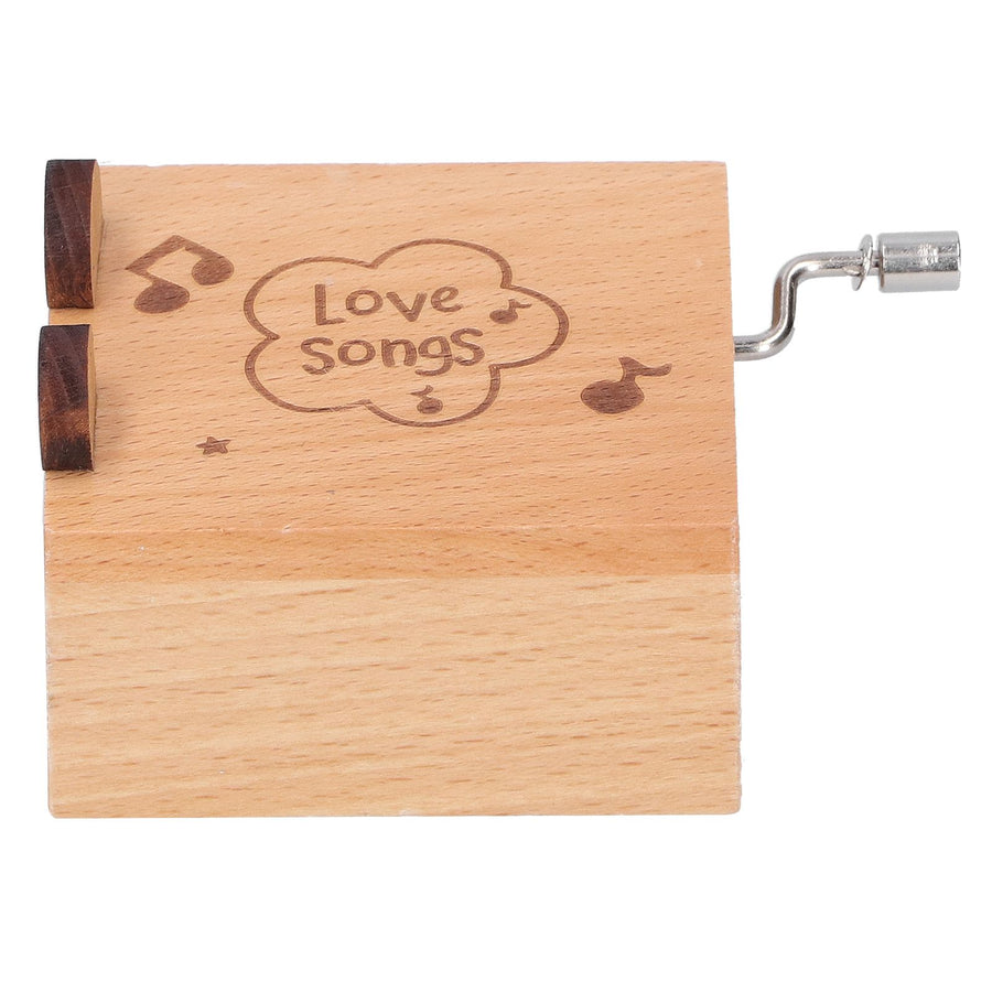 Mini Hand Crank Music Box Handicraft Home Decoration Desktop Ornament Children's Day GiftBear Shape