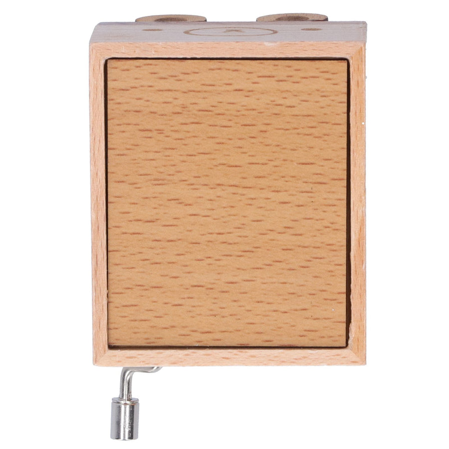 Mini Hand Crank Music Box Handicraft Home Decoration Desktop Ornament Children's Day GiftBear Shape