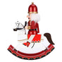 30CM Wooden Doll Puppet Ornaments Wood Crafts Festive Holiday Home Decor Gift