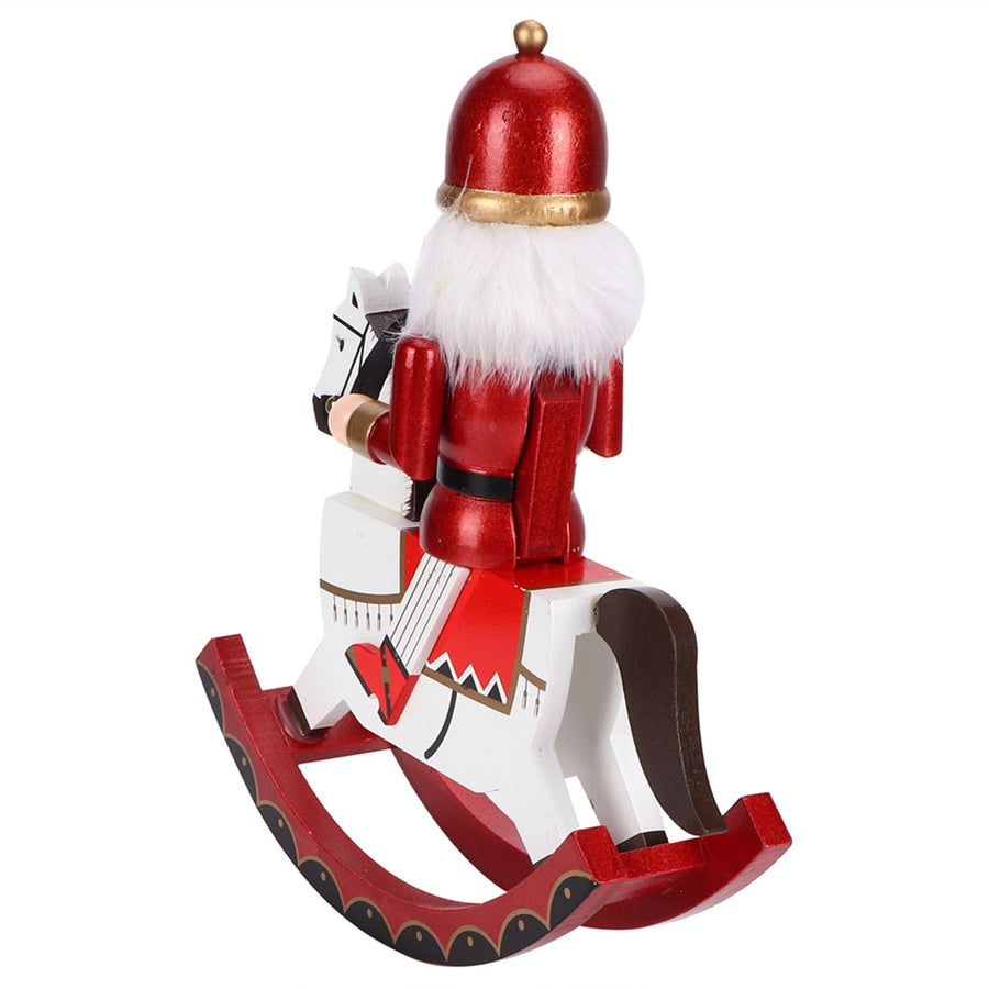 30CM Wooden Doll Puppet Ornaments Wood Crafts Festive Holiday Home Decor Gift