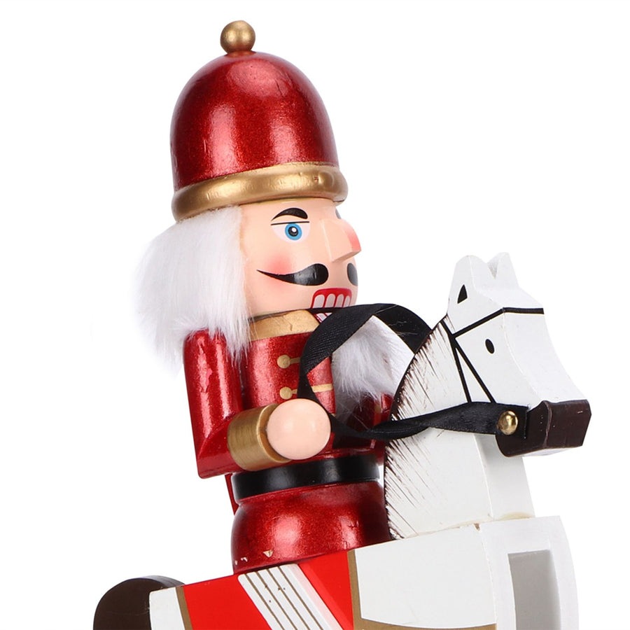 30CM Wooden Doll Puppet Ornaments Wood Crafts Festive Holiday Home Decor Gift