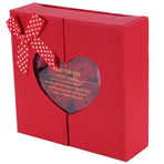Innovative PE Rose Flower Gift Box for Anniversary Birthday Wedding Valentine's DayRed Gradient