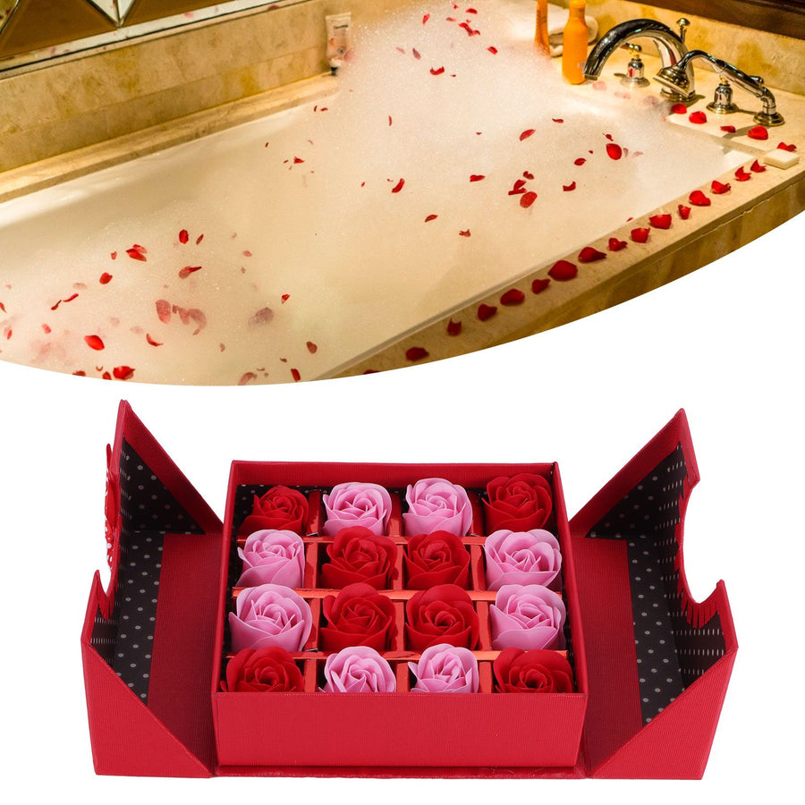 Innovative PE Rose Flower Gift Box for Anniversary Birthday Wedding Valentine's DayRed Gradient