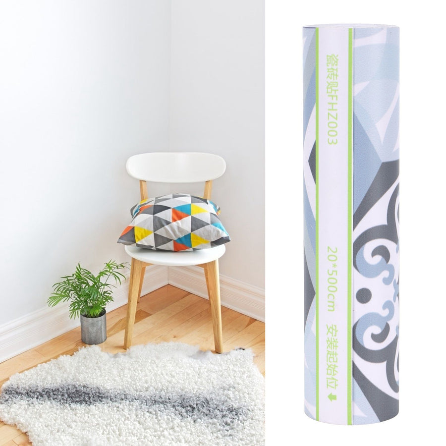Baseboard Wallpaper Self Adhesive Wall Sticker Waterproof for Living Room Kitchen Corridor