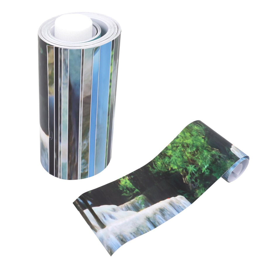 13Pcs/Set Waterfall Scenery Stairs Stickers Steps Renovation Stickers Home Decoration