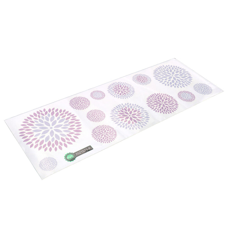 DIY Wall Sticker PVC Innovative Hydrangea Pattern Decals for Living Room Study Room Office