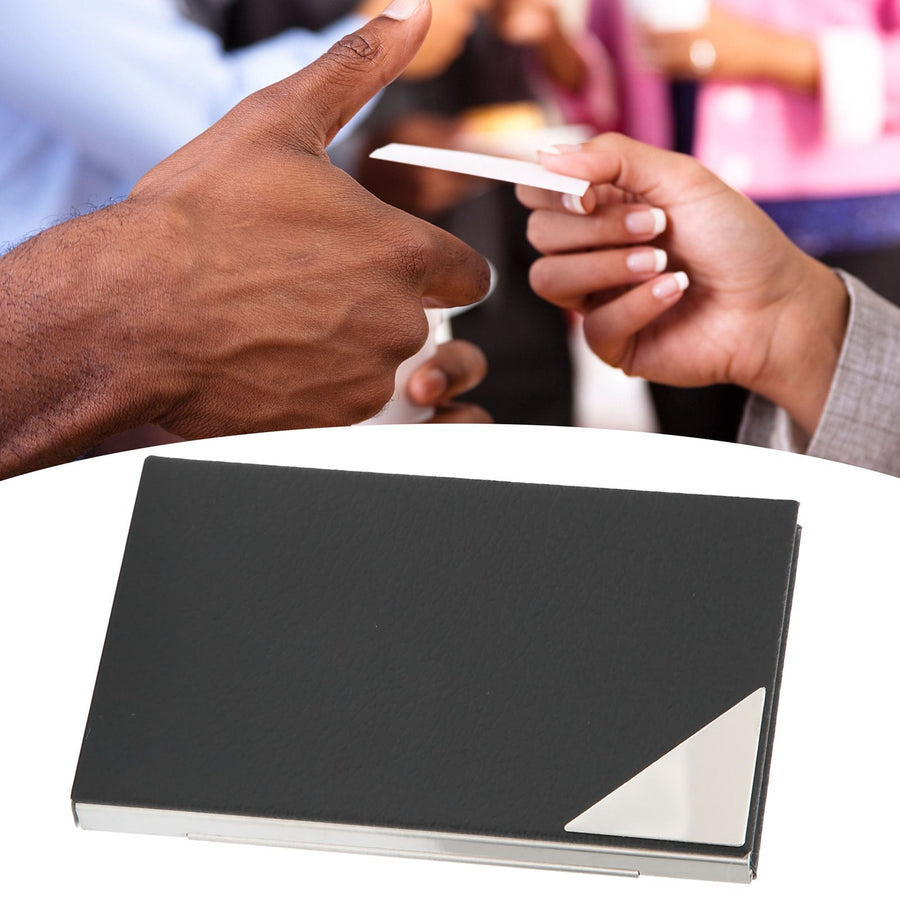 Business Card Holder Easy to Open and Close Wearresistant Materials Portable Business Card Case for Friends Gift