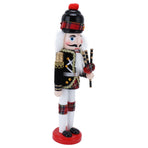 Nutcracker Soldier Doll Puppet Wooden Handcraft Christmas Wine Cabinet Decoration Ornament1410A
