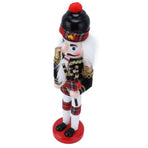 Nutcracker Soldier Doll Puppet Wooden Handcraft Christmas Wine Cabinet Decoration Ornament1410A