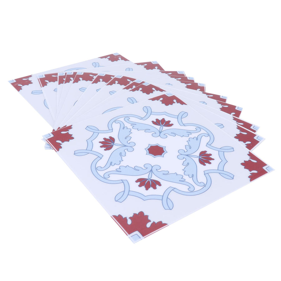 10pcs Wall Sticker Waterproof Self Adhesive Tile Sticker for Kitchen Bathroom Decoration