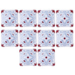 10pcs Wall Sticker Waterproof Self Adhesive Tile Sticker for Kitchen Bathroom Decoration