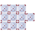 10pcs Wall Sticker Waterproof Self Adhesive Tile Sticker for Kitchen Bathroom Decoration