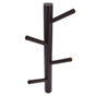 Punch Free Wall Mounted Coat Rack Towel Hanger Tree Branch Shaped Hat Rack for Living Room(Brown 4 Hooks )