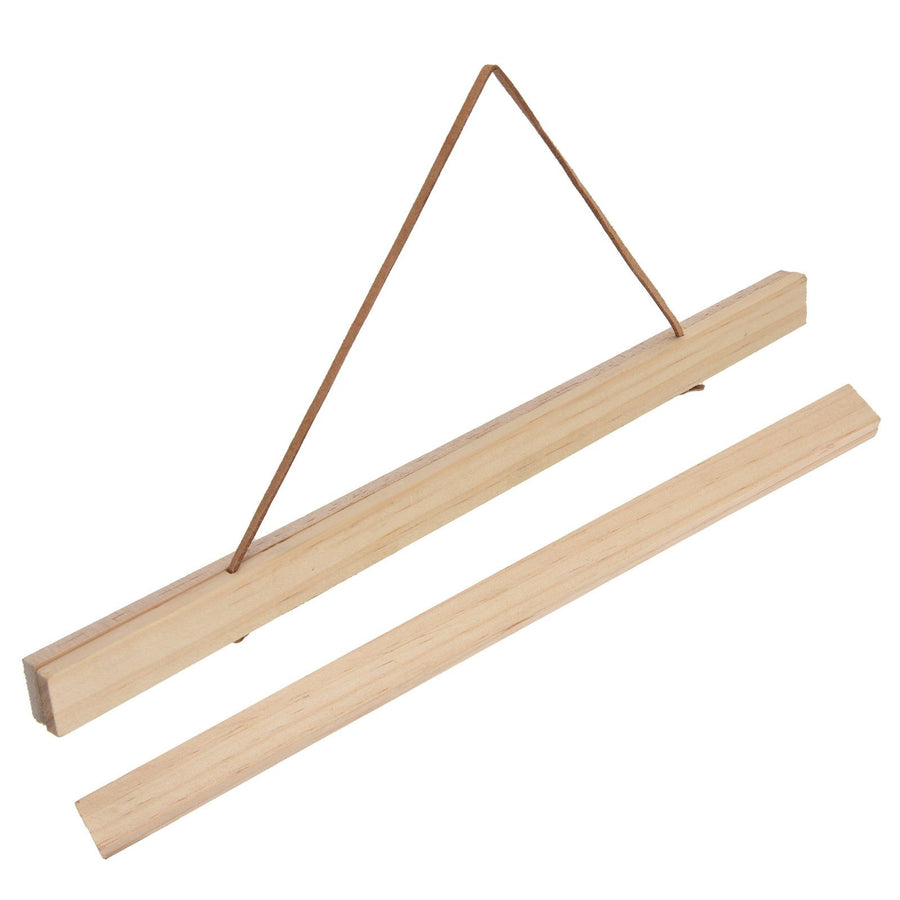 Wooden Poster Hanger DIY Magnetic Hanging Frame for Art/Prints/Canvas/Photos/Pictures/Artwork30x2.1CM