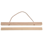 Wooden Poster Hanger DIY Magnetic Hanging Frame for Art/Prints/Canvas/Photos/Pictures/Artwork30x2.1CM