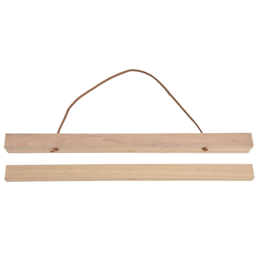 Wooden Poster Hanger DIY Magnetic Hanging Frame for Art/Prints/Canvas/Photos/Pictures/Artwork30x2.1CM