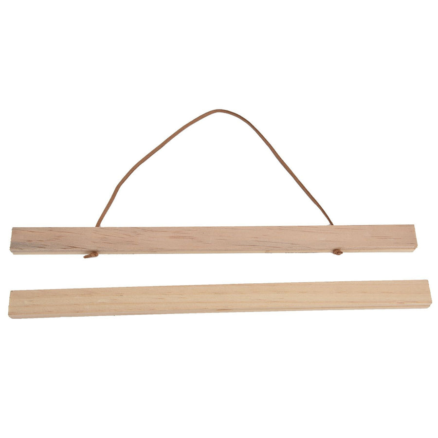 Wooden Poster Hanger DIY Magnetic Hanging Frame for Art/Prints/Canvas/Photos/Pictures/Artwork30x2.1CM