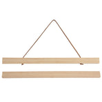 Wooden Poster Hanger DIY Magnetic Hanging Frame for Art/Prints/Canvas/Photos/Pictures/Artwork21x2.1CM