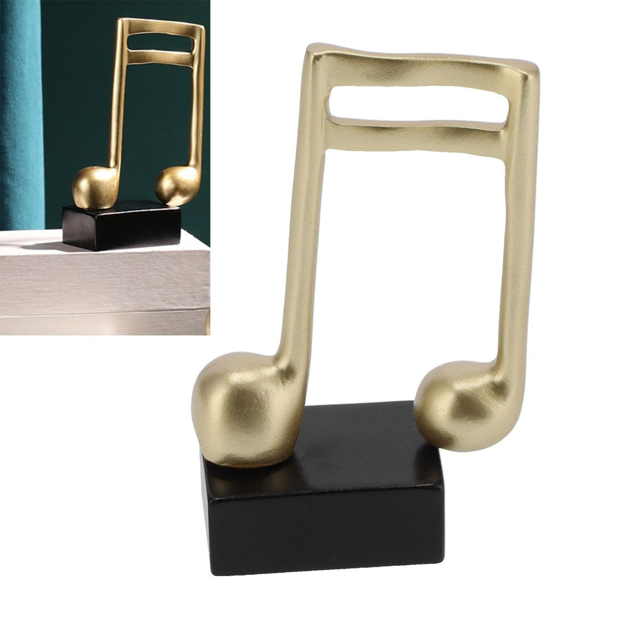 Music Note Statue Nordic Modern Small Ornaments Minimalist Music Symbol Sculpture