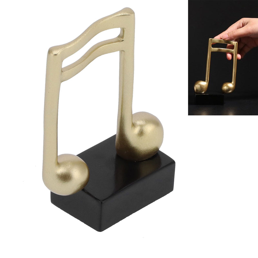Music Note Statue Nordic Modern Small Ornaments Minimalist Music Symbol Sculpture