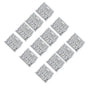 12PCS Hollow Candy Box Plastic Candy Case Container for Wedding Bridal Shower SuppliesSilver Square