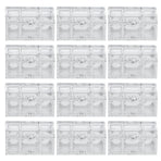 12PCS Hollow Out Candy Box Chocolate Gift Treat Boxes Container Case Wedding Party FavorL Silver