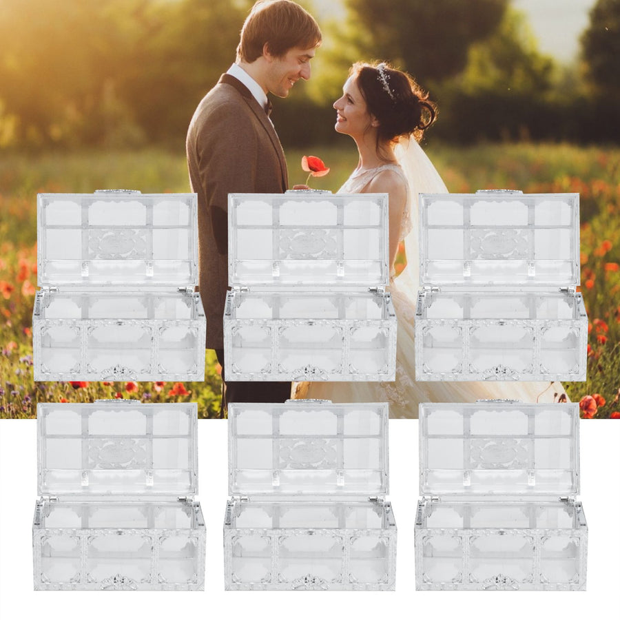 12PCS Hollow Out Candy Box Chocolate Gift Treat Boxes Container Case Wedding Party FavorL Silver
