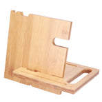 Wood Mobile Phone Holder MultiFunctional Wallet Storage Box for Home Office Living Room